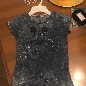 Mickey Mouse Shirt! Distressed look!